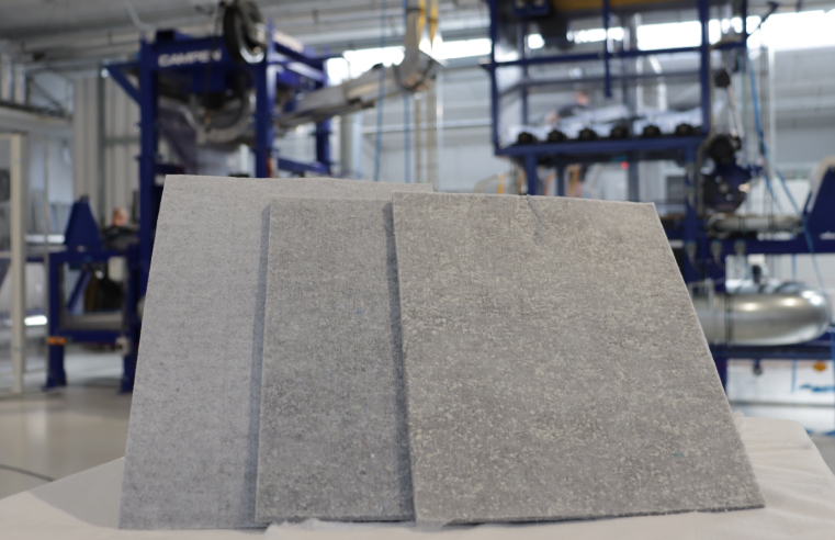 CAMPEN Transforms Carpet Waste into Versatile Materials