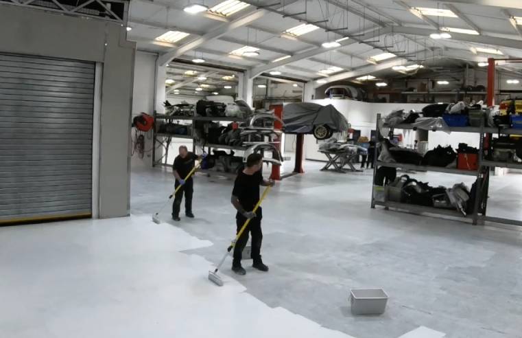 Bradite Floor-it top coating boosts body shop floor 