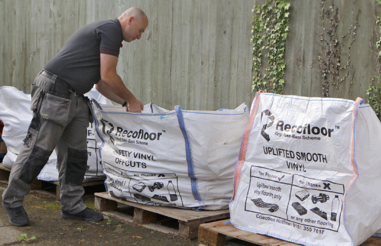 Recofloor 7,000-tonne vinyl flooring recycling milestone