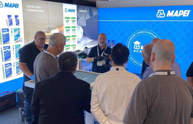 Mapei returns to the Flooring Show with resilient line showcase Mapei returns to the Flooring Show with resilient line showcase