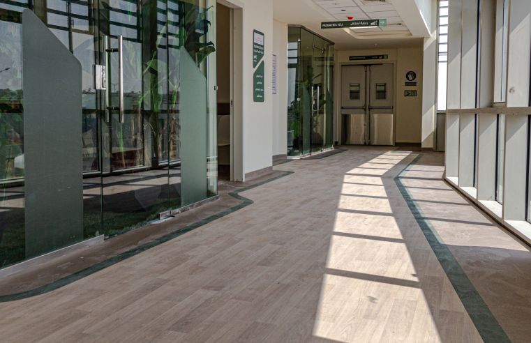 F. Ball  levelling compound and adhesives chosen for Cairo Hospital