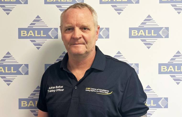 Adrian Barker, New F. Ball Training Officer Adrian Barker, New F. Ball Training Officer